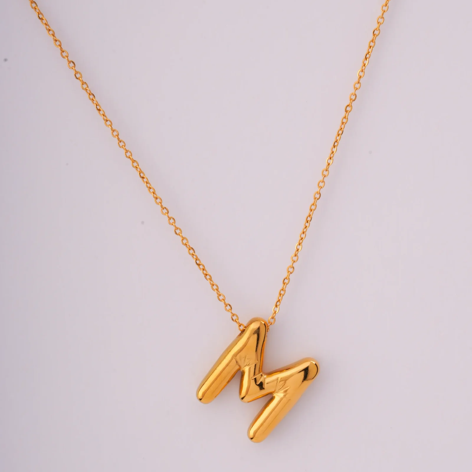 Balloon Letter Necklace-M