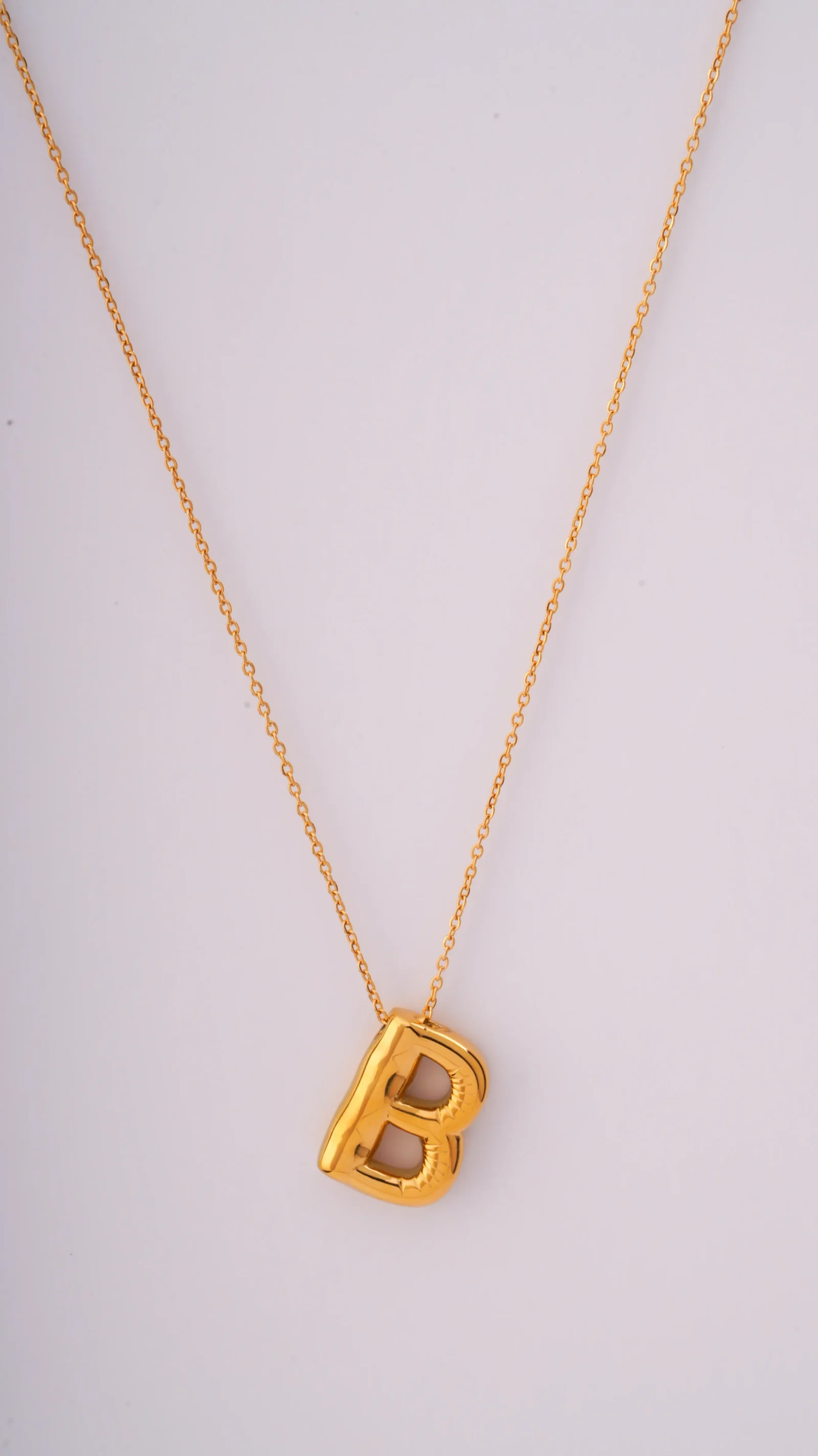 Balloon Letter Necklace-B