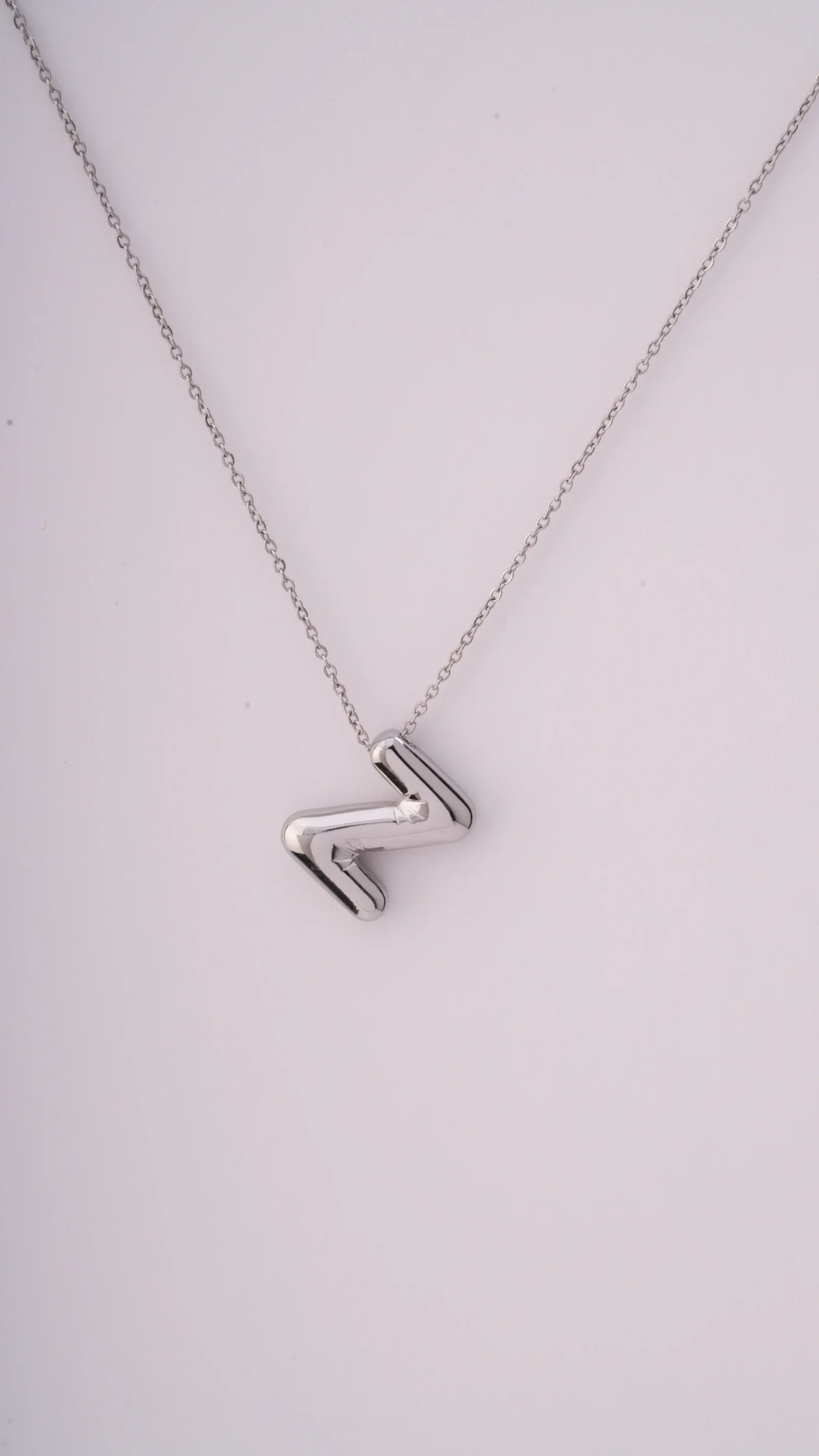 Balloon Letter Necklace-Z
