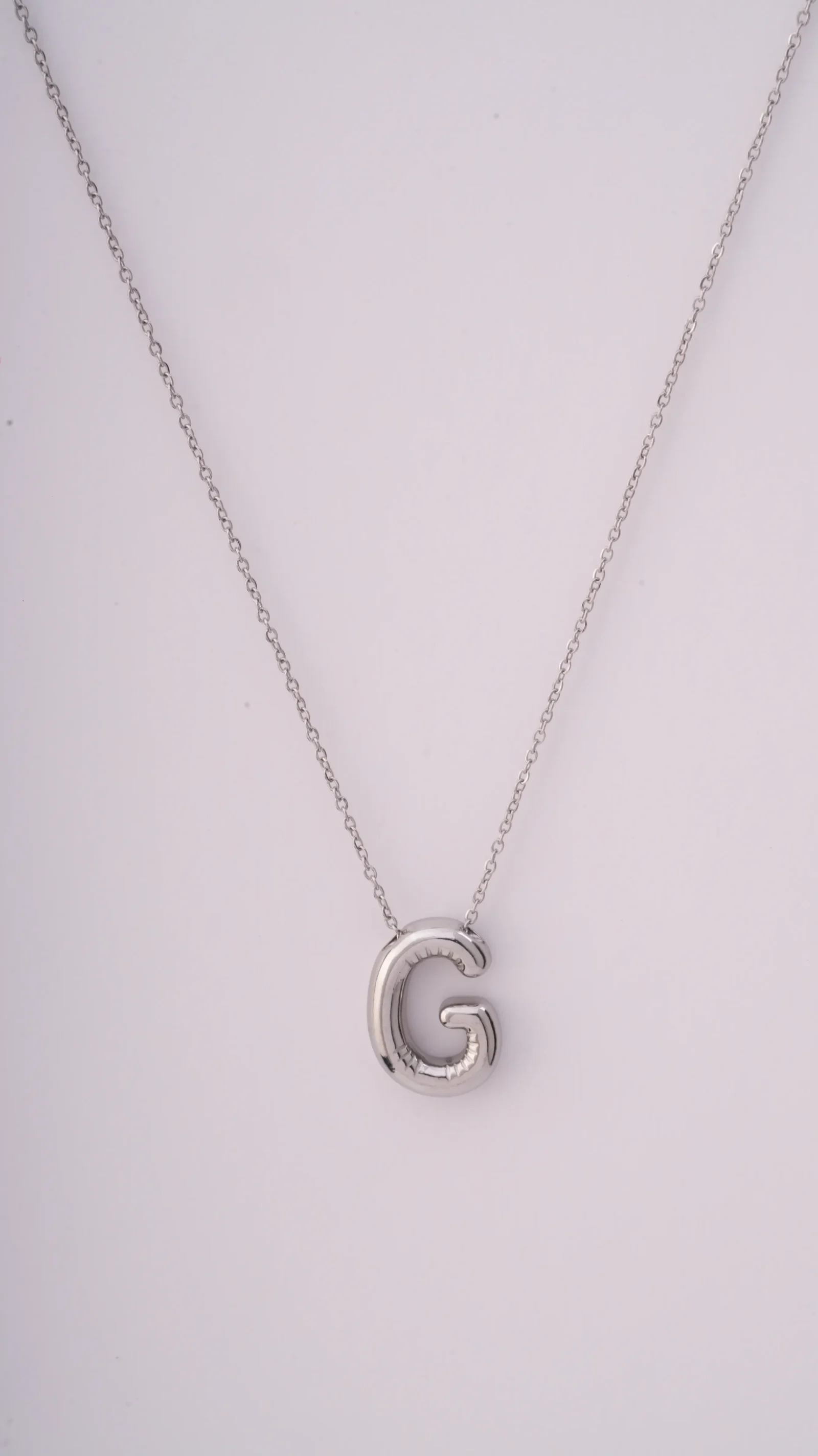 Balloon Letter Necklace_G